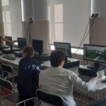 Uczniowie szkół podstawowych podczas zajęć z zakresu architektury