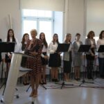 Pani Honorata Godlewska podczas apelu