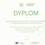 Dyplom Polska Wieś w Europie