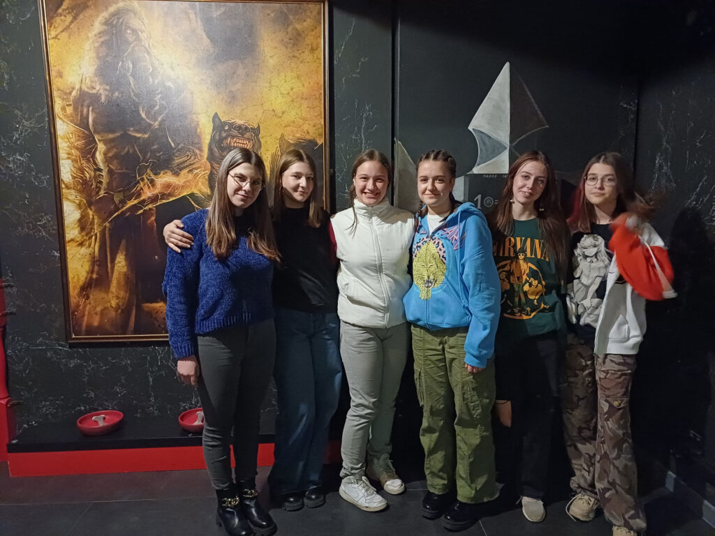 Uczniowie w Muzeum