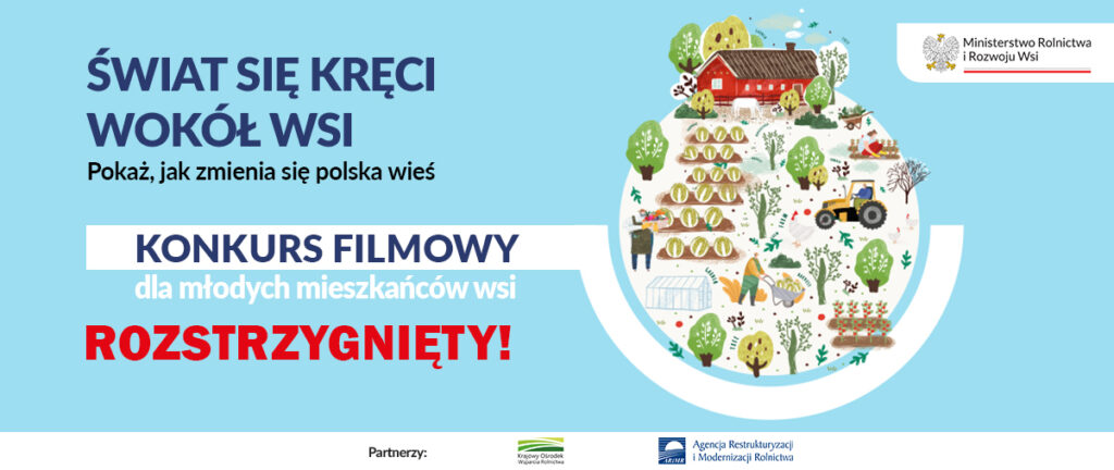 Grafika Świat się kręci wokół wsi