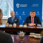 Pan Dyrektor i Prorektor podczas spotkania