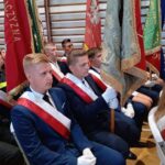 Poczet Sztandarowy ZSCKR w Leśnej Podlaskiej podczas Inauguracji