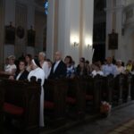 Dyrekcja i zaproszeni goście podczas Mszy Św.