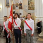 Poczet Sztandarowy ZSCKR podczas Mszy Św.