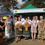 Stoisko ZSCKR z delegacją szkoły