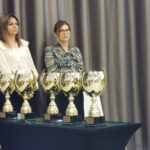 Puchary wręczone podczas konkursu