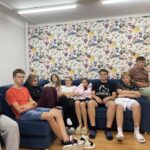 Uczniowie podczas Narodowego Czytania