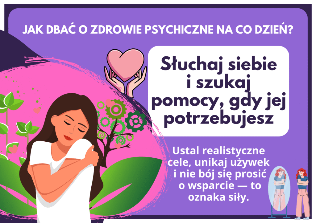 Plakaty informujące o zdrowiu psychicznym 2