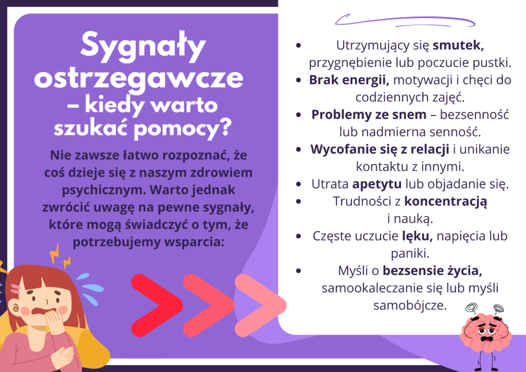 Plakaty informujące o zdrowiu psychicznym 3