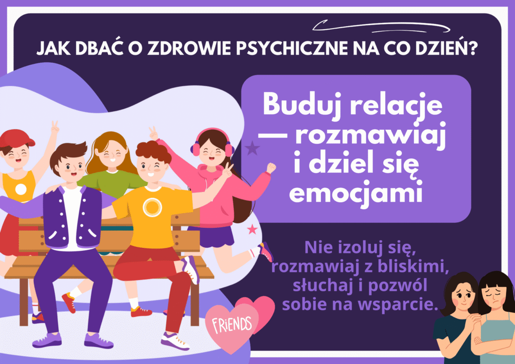 Plakaty informujące o zdrowiu psychicznym