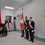 Poczet Sztandarowy podczas apelu