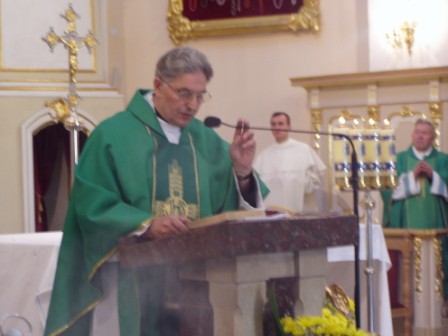 Ks. Infułat Antoni Laszuk podczas zjazdu w 2005 r. 2