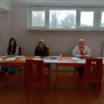 Uczennice ZSCKR podczas akcji