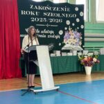 Uczennica Dominika Jastrzębska odczytuje List Ministra Rolnictwa i Rozwoju Wsi